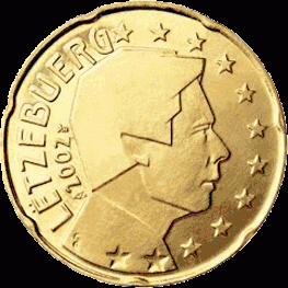 20 Cent UNC Luxemburg